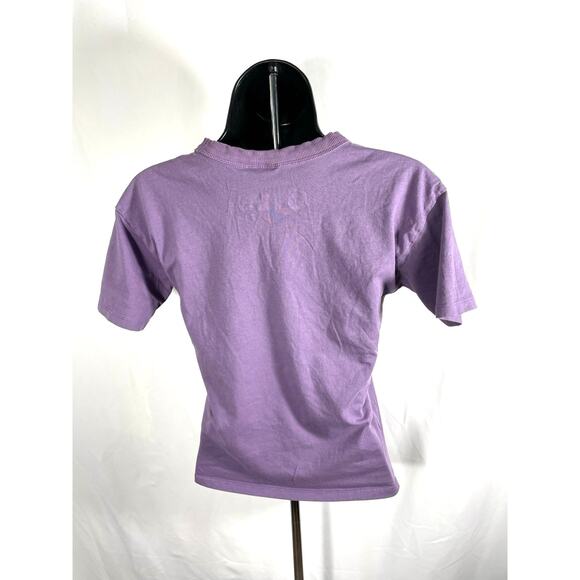 Nirvana Kids Purple Smiley Face T-Shirt Sz 8 | Grunge Tee - Picture 2 of 7
